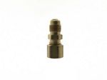 Brass adapter male flare to compression1/4",