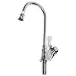 Lead-free gooseneck faucet, compression