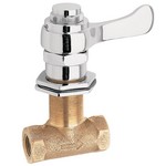 Lead-free valve, PCP w/lever handle 3/8" x 3/8"