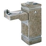 Barrier-Free Concrete Pedestal Fountain