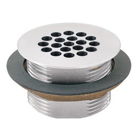 Waste Strainer Assembly, Satin Chrome-Plated