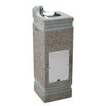Freeze-Resistant Concrete Pedestal Fountain